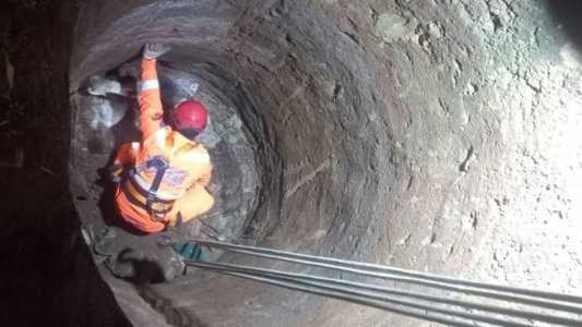 Fossa desativada tem 10 metros de profundidade