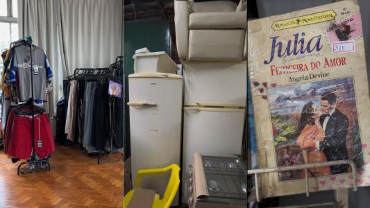 Fotos mostram lojas de itens usados em Belo Horizonte