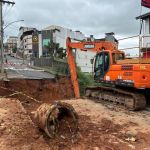 Erosões causadas pela chuva extrema passam por obras em Juiz de Fora