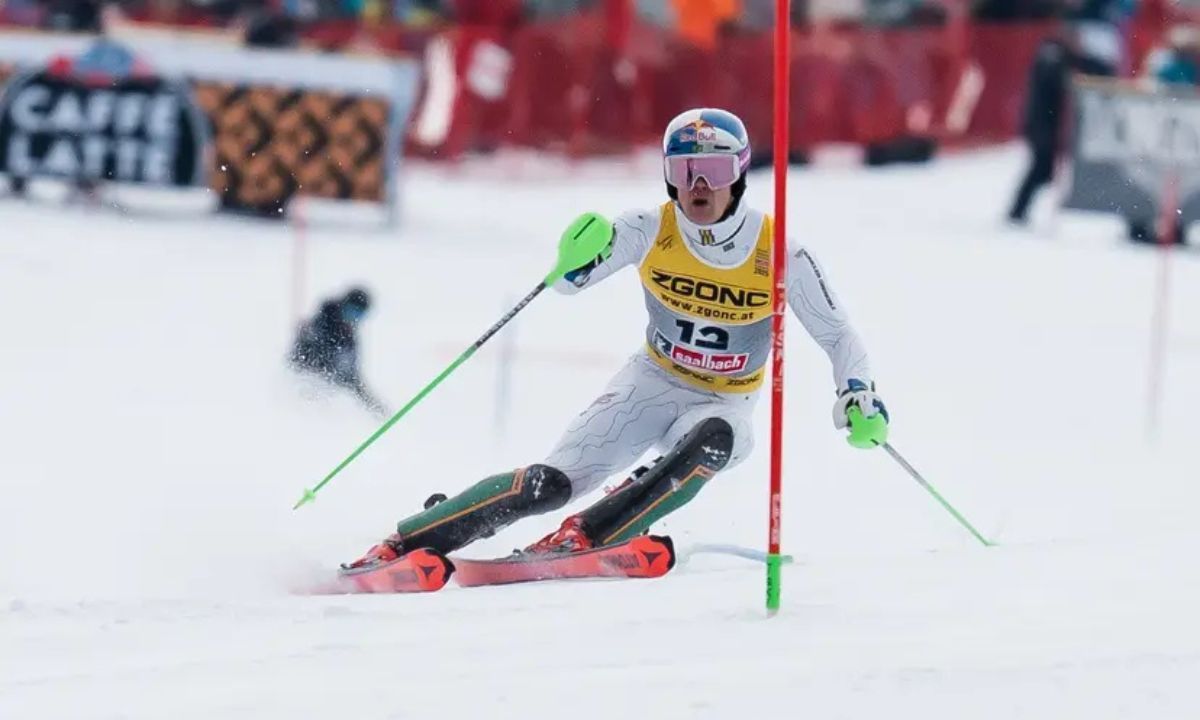 Após ouro histórico, Lucas Pinheiro cai na primeira descida e é eliminado no slalom