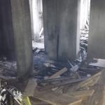 Incêndio em porão de prédio mobiliza bombeiros em Juiz de Fora