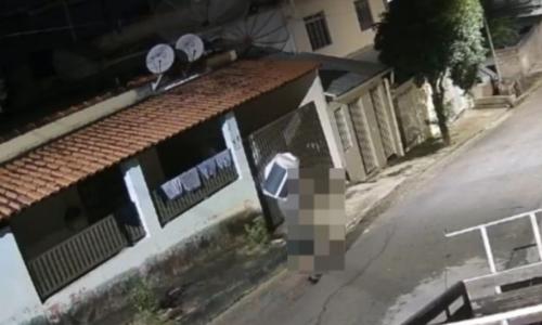 Imagem de câmera de segurança