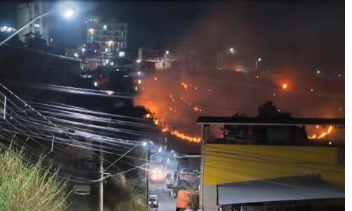 Incêndio Bairro Sta Cecília