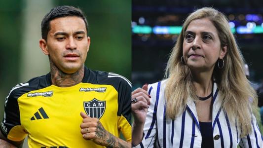 Dudu, do Atlético, e Leila Pereira, presidente do Palmeiras, travam 'batalha' judicial