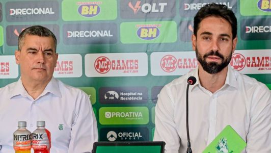 Dower Araújo, CEO da SAF do América, (à esq.) e Paulo Assis, diretor executivo de futebol do América, (à dir.)