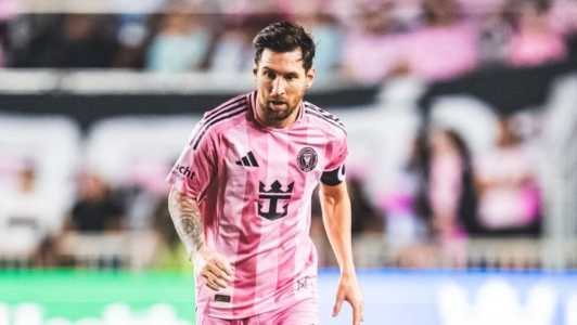 Lionel Messi em ação pelo Inter Miami, pela MLS