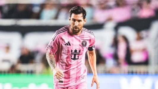 Lionel Messi em ação pelo Inter Miami, pela MLS