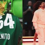 Palmeiras confecciona camisa personalizada para Bad Bunny antes de show no Allianz Parque