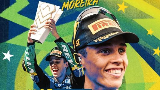 Diogo Moreira, piloto brasileiro campeão do Moto 2