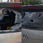 Vídeo: Cruzeirense tem carro apedrejado nas proximidades da Arena MRV; dois são presos