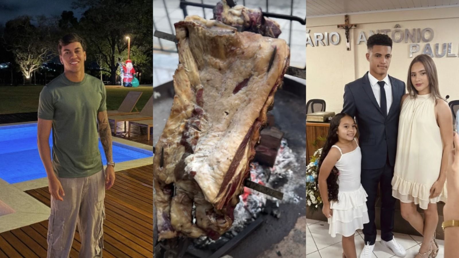 Família, churrasco e igreja: veja como foi o Natal dos jogadores do Cruzeiro
