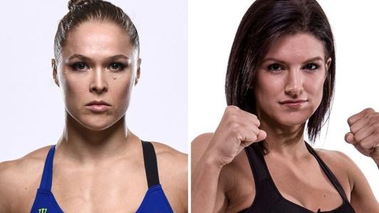 Ronda Rousey e Gina Carano, lendas do MMA