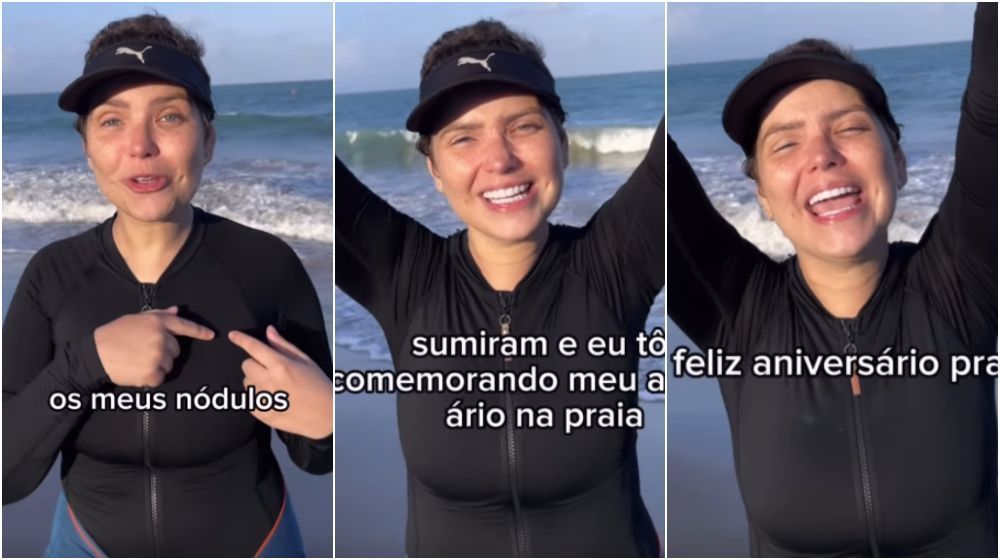 Esposa de zagueiro Leo, ex-Cruzeiro, comemora melhora em tratamento de câncer