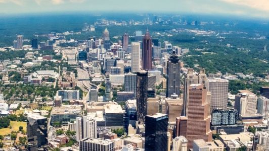 Cidade de Atlanta, nos Estados Unidos