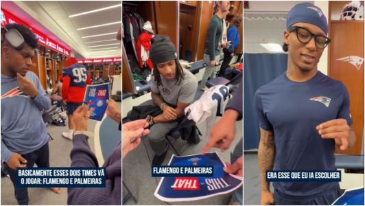 Jogadores do Patriots declaram torcida para final da Libertadores