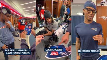 Jogadores do Patriots declaram torcida para final da Libertadores