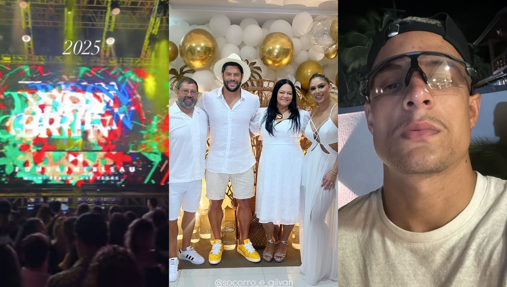 Festa eletrônica, família e emoção: como foi o Réveillon dos jogadores do Atlético