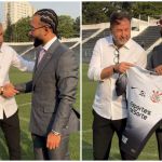 Reforço do Corinthians, Memphis Depay chega ao Parque São Jorge de helicóptero