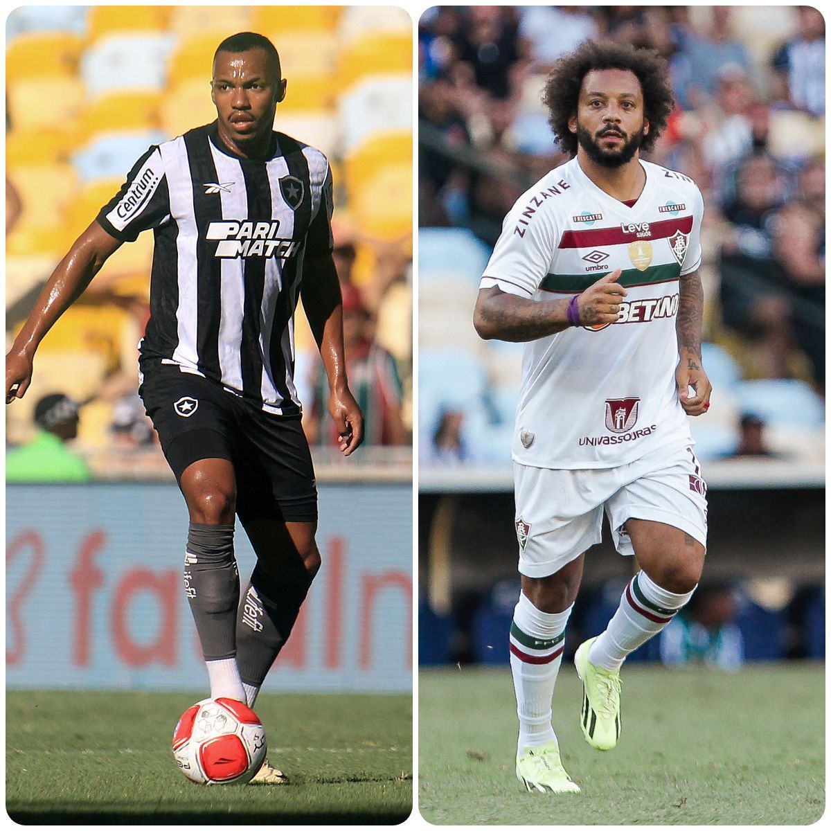 Botafogo x Fluminense: as prováveis escalações para jogo do Brasileirão