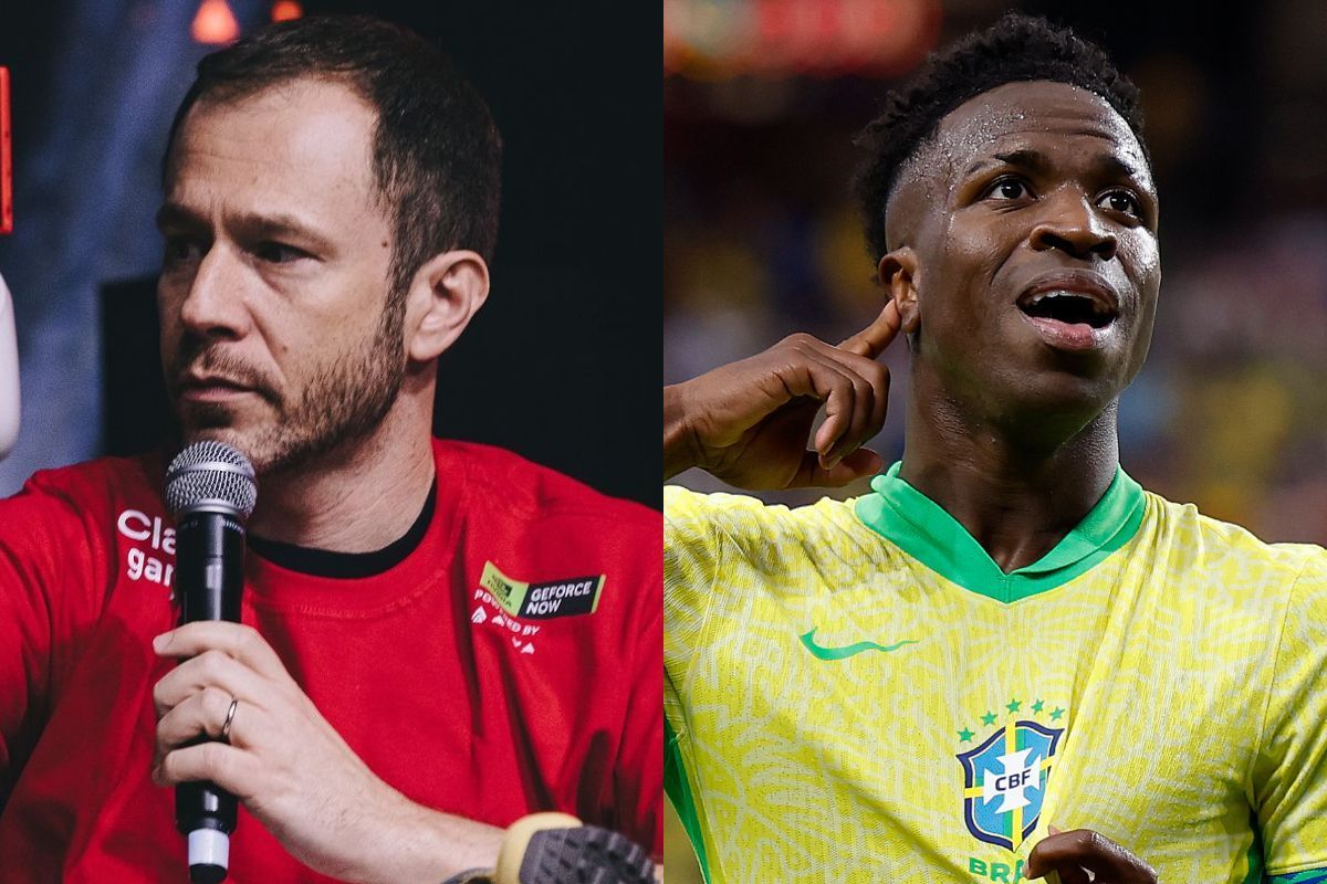 Tiago Leifert reage à resposta de Vini Jr sobre comentário polêmico do jornalista