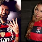 Léo Pereira e Flávia Saraiva saem juntos após festa do título do Flamengo, diz perfil