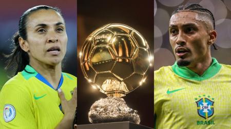 Marta e Raphinha estão entre os indicados ao prêmio de melhor do mundo em suas respectivas categorias