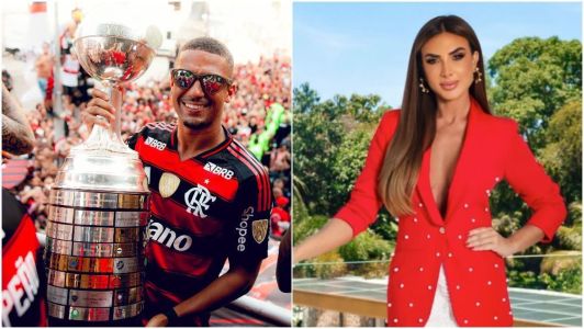 Samuel Lino e Nicole Bahls