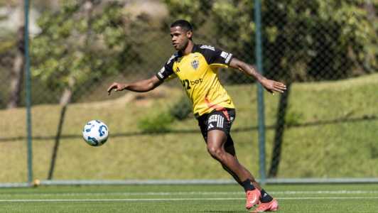 Atlético: baixa na 'Sula', Júnior Santos vai a campo de olho em duelo com Palmeiras
