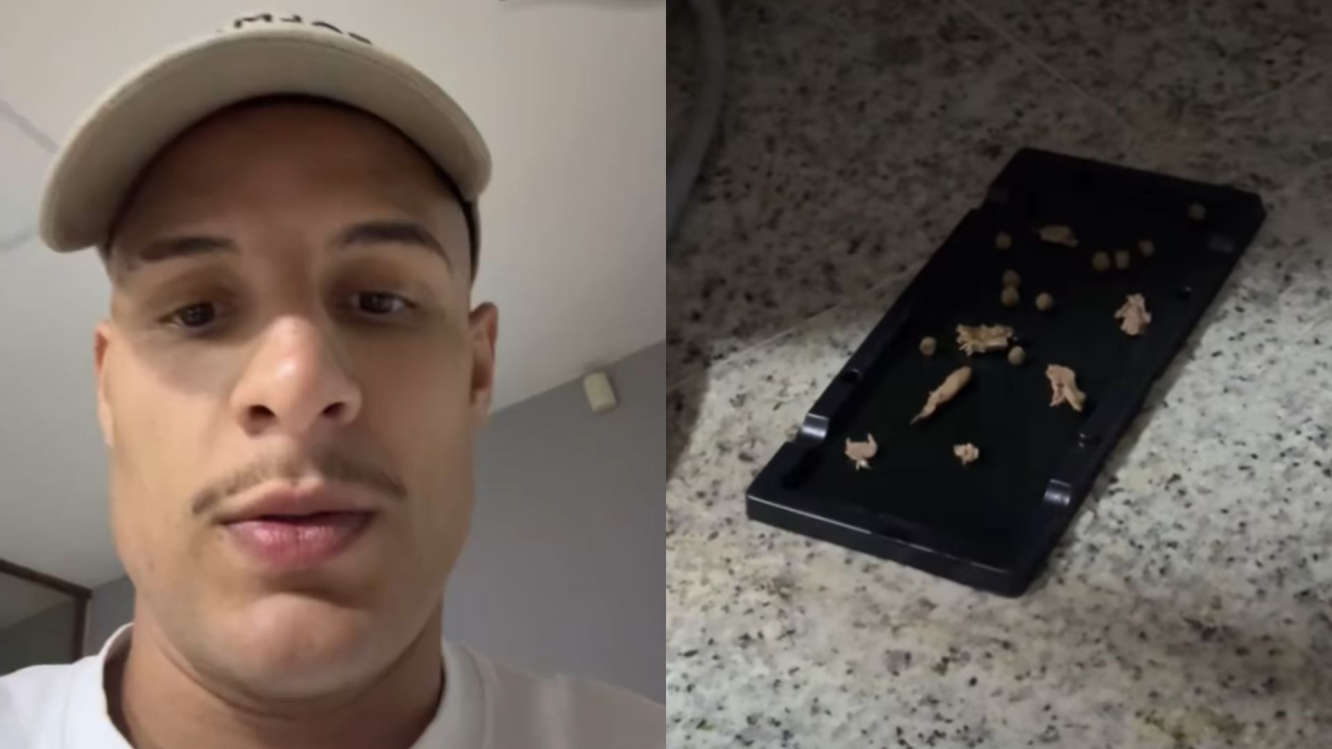 Arana, do Atlético, tem casa invadida por rato e monta armadilha: 'Sua hora vai chegar'