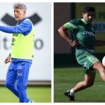 Grêmio x Palmeiras: prováveis escalações para o jogo do Brasileirão