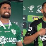 Focado em reação na Série B, América apresenta goleiro Gustavo e o volante Aloísio