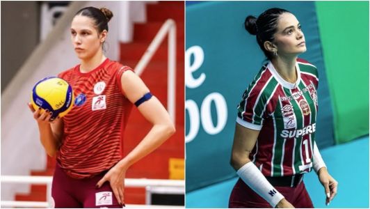 Jogadoras do Paulistano Barueri e do Fluminense