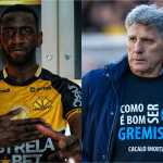 Renato revela bastidores de papo com Bolasie após Criciúma x Grêmio: 'Gosto muito'