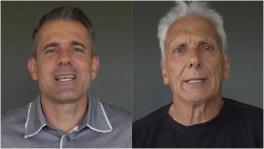 Victor e Éder Aleixo, ídolos do Atlético
