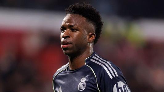 Vini Jr. em ação pelo Real Madrid na temporada 2025/2026