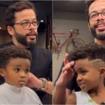 Menino pede corte de cabelo de Vini Jr e se emociona: 'Te amo'