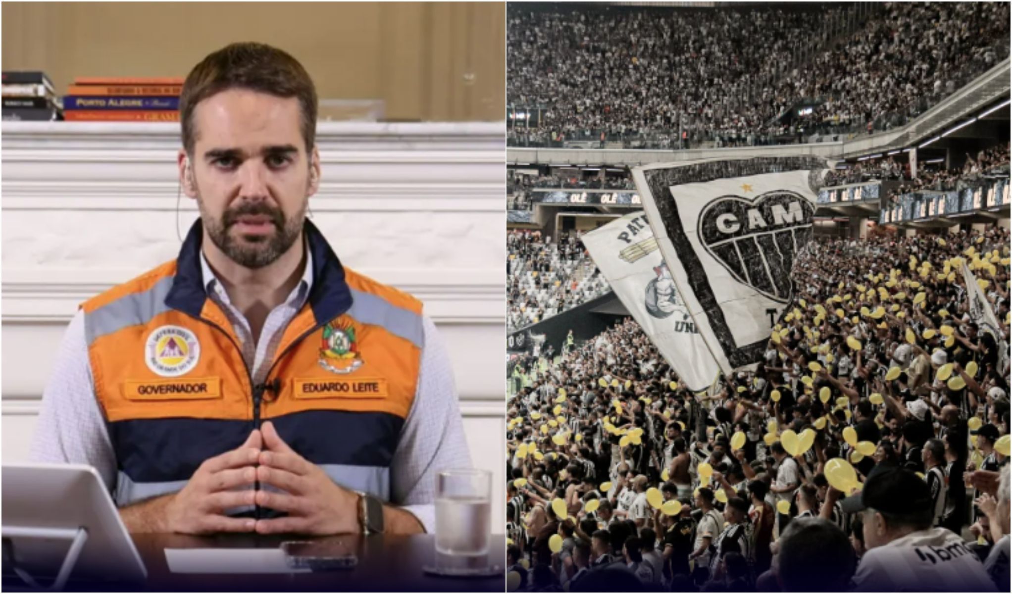 Governador do Rio Grande do Sul manda recado aos torcedores do Atlético