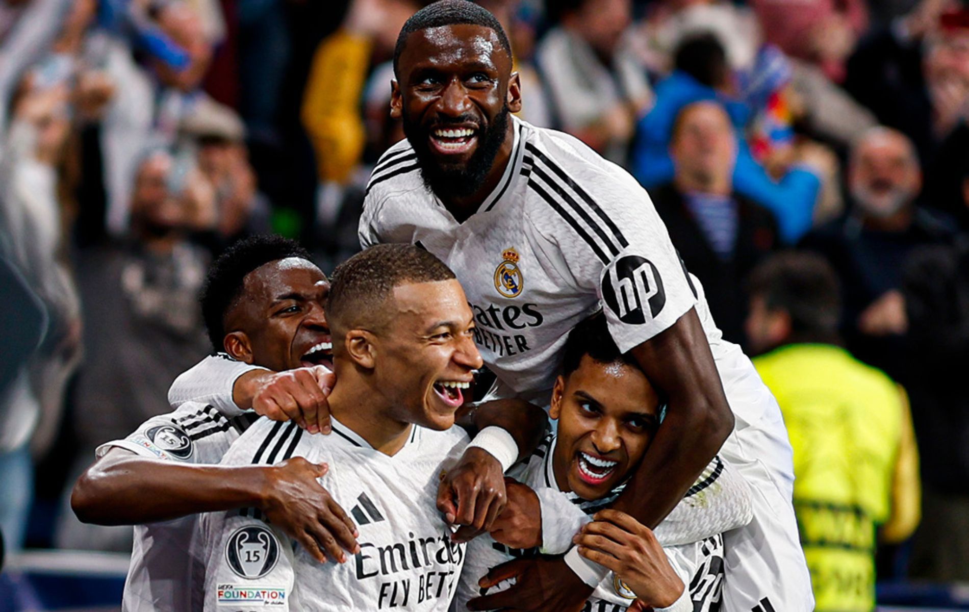 Mbappé dá show e comanda classificação do Real Madrid sobre o City na Champions League