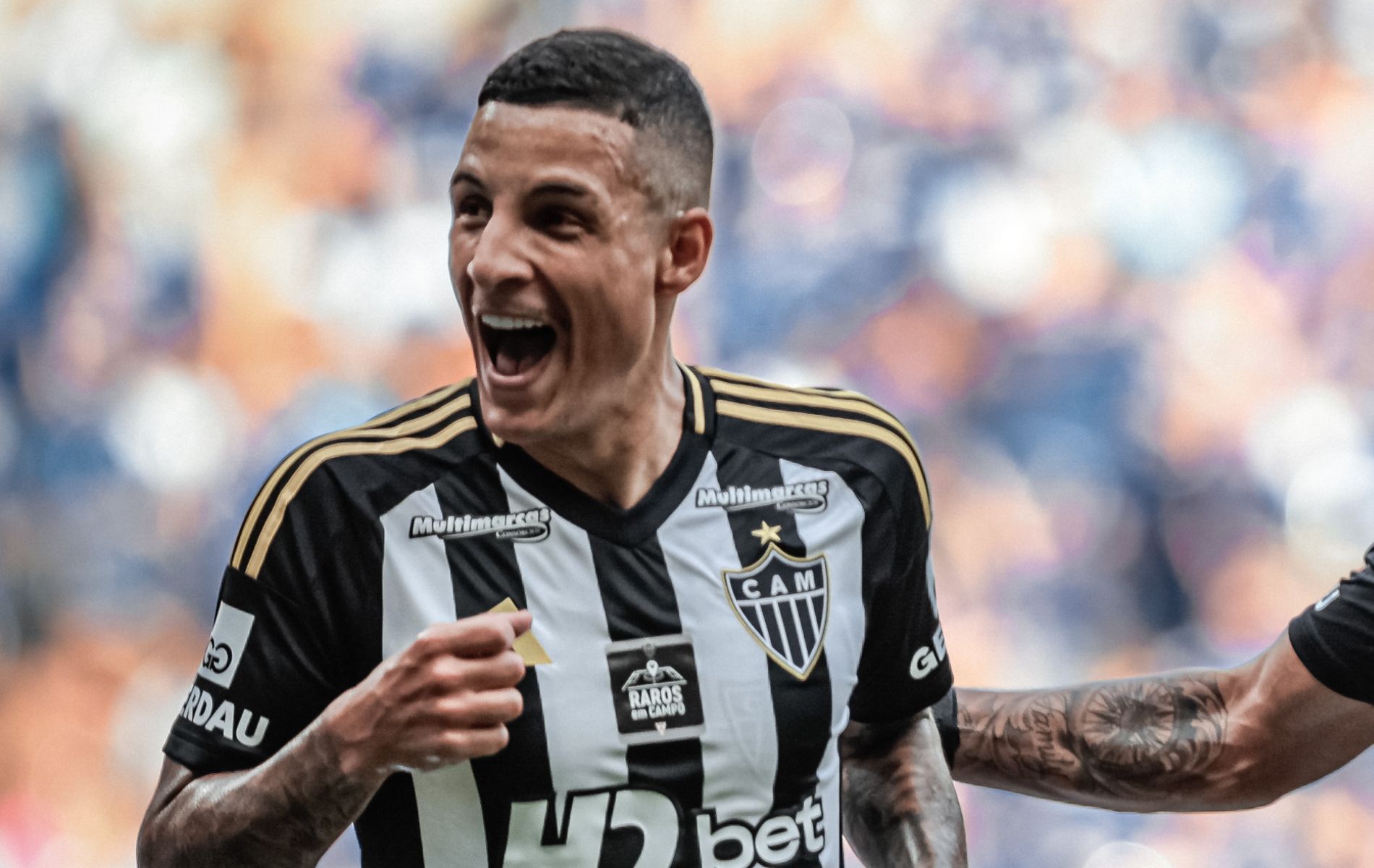 Arana celebra convocação à Seleção e projeta final do Mineiro pelo Atlético