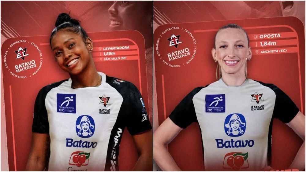 Batavo Mackenzie anuncia pacotão de reforços com campeã da Superliga e ex-Flamengo