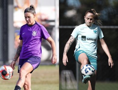 Isa Haas durante treino do Cruzeiro