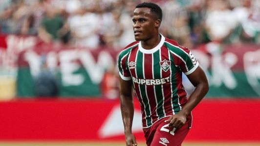 Jhon Arias em jogo do Fluminense no Mundial de Clubes