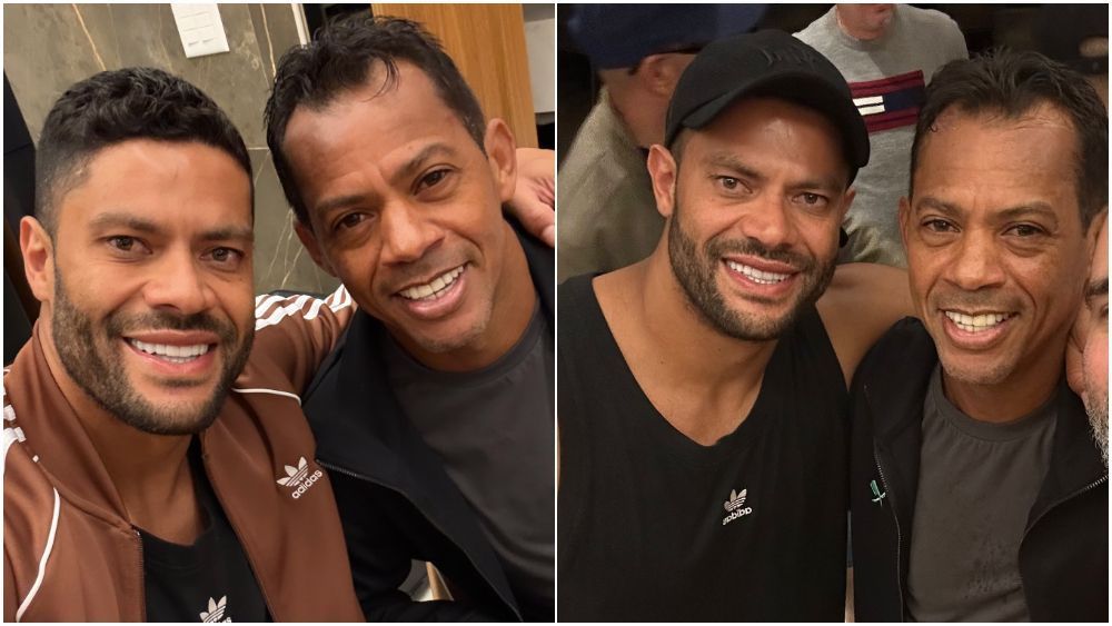 Atlético: Hulk se encontra com ex-meia da Seleção em dupla de ídolos da Paraíba