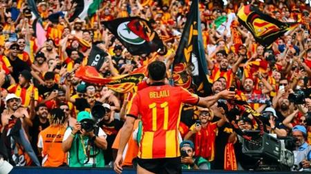 Youcef Belaïli comemora gol do Espérance-TUN no Mundial de Clubes