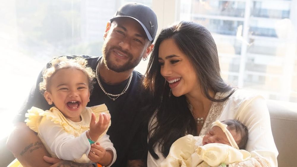 Momento fofura! Neymar e Biancardi mostram primeiro encontro entre Mavie e Mel