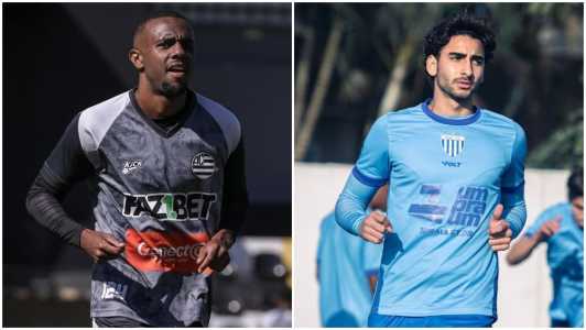 Matheus Montagnine, do Athletic, e JP, do Avaí