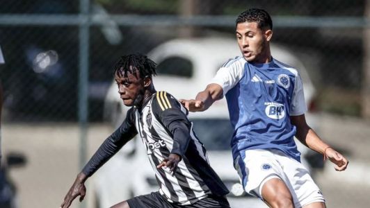 Atlético e Cruzeiro em jogo do Campeonato Mineiro sub-20