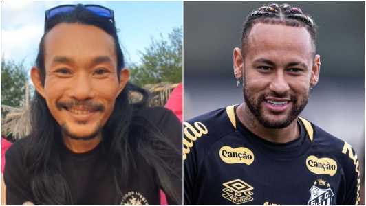 Abdul Agam, alpinista que resgatou o corpo de Juliana Marins, e Neymar