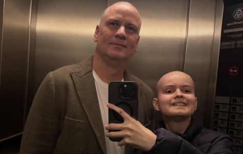 Júlio Sérgio ao lado de Enzo, seu filho