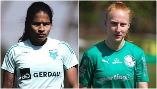 Marilia, do Cruzeiro, e Patricia Maldaner, do Palmeiras